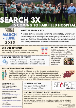 Patient Information Sheet - SEARCH 3X
